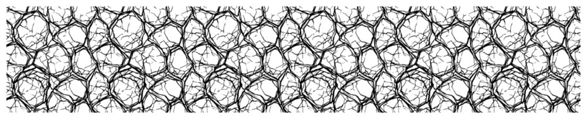 Obraz premium Dry earth texture with complex cracked lines in a seamless horizontal stone pattern