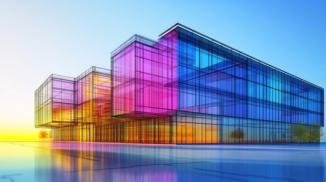 Ai Enhanced Parametric Modeling Transforming Commercial Building Efficiency Other Colored Background