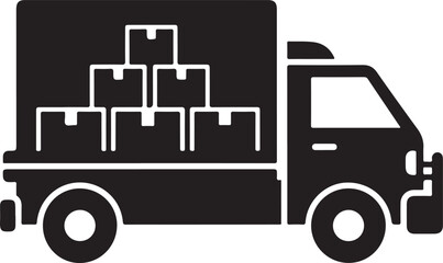truck - transportation icon vector design template 2 © MstHazara