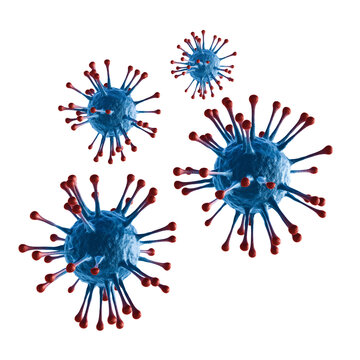virus covid 3d modeling