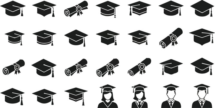 Graduation Icon Set 2.