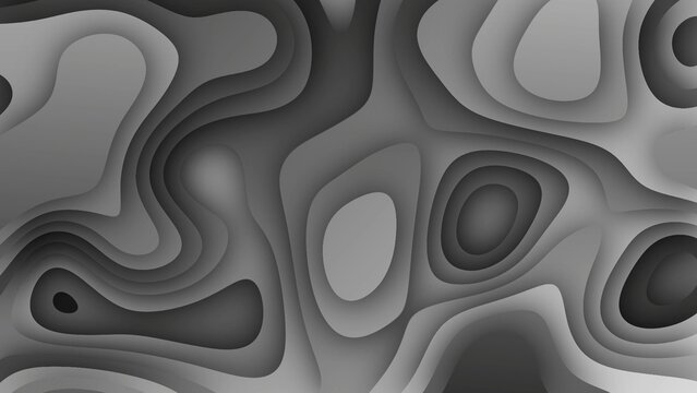 Waves Banner 3D Abstract Pattern Animated Background 01