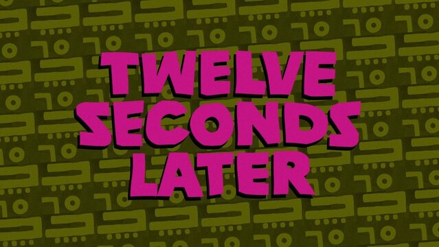 Cartoon Funky Retro Styled Title Panel Card 04