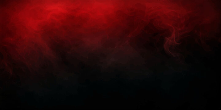 Abstract red smoke and fire texture with dark explosion clouds and heat motion creates a grunge art wallpaper backdrop