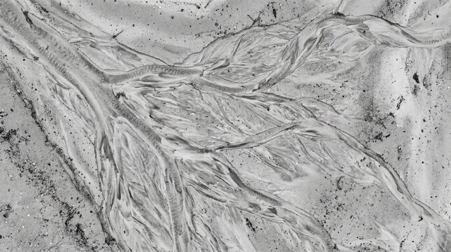 Gray sand texture with natural patterns