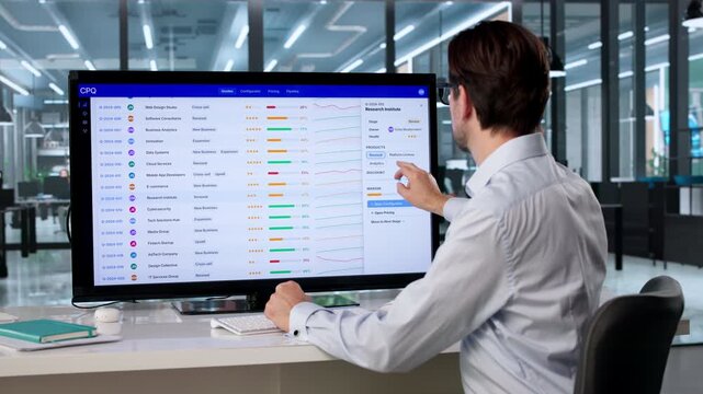 Sales Manager Configures Pricing Software
