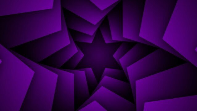 Creative Tunnel Shape Looping Background Animation Star