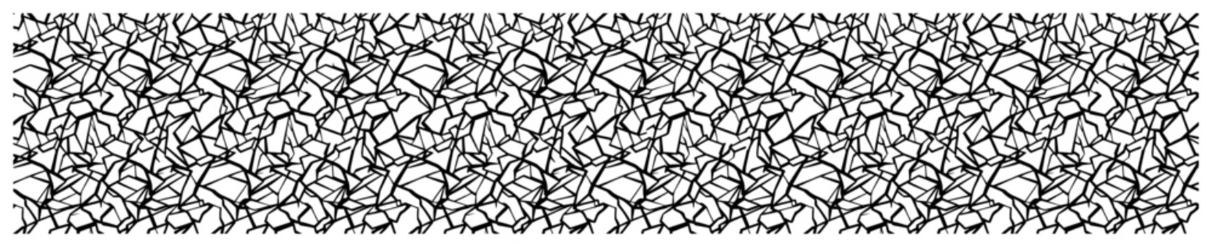 Abstract pattern of cracked lines and shattered glass textures