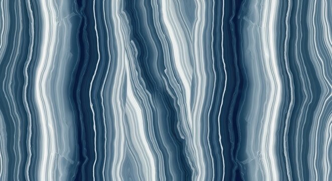 Abstract background features flowing lines in varying shades of blue and white to mimic natural mineral patterns.