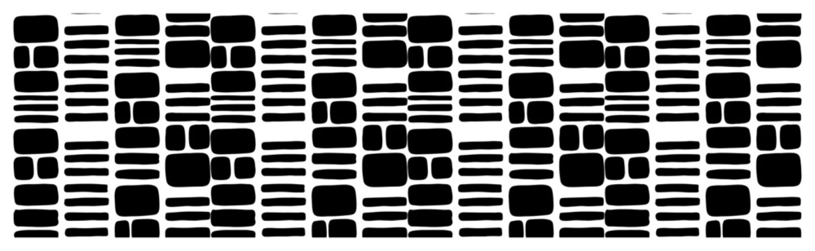 Structural line bar pattern with geometric horizontal and vertical segments style