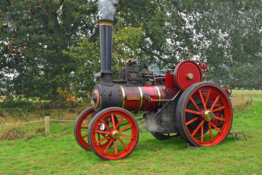 Vintage  steam traction engine  *Johnboy" by Foster and Co