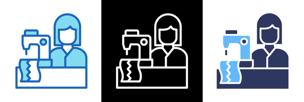 Sewing Process triplestyle icon
