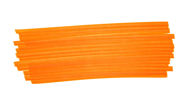 Solid orange marker paint strip with thick ink texture. Vibrant hand drawn artistic element perfect for creative branding, urban streetwear designs, and abstract graphic design backgrounds.