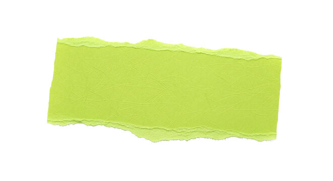 Torn green paper texture background.