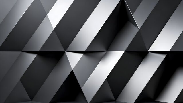 Abstract geometric pattern with light and shadow