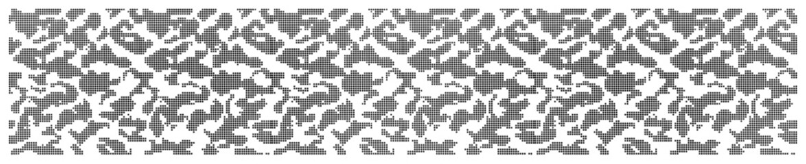 Fototapeta premium Camouflage pattern with organic irregular shapes in grungy abstract seamless style