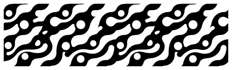 Obraz premium Liquid organic pattern with diagonal flowing shapes in abstract modern style