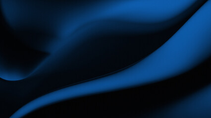 Obraz premium The subtle dark blue and black gradient gives a futuristic, luxurious and mysterious feel.