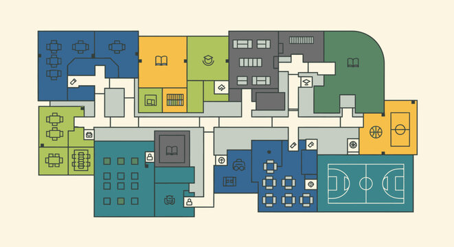 Office Building Floor Plan Images – Browse 138,140 Stock Photos ...