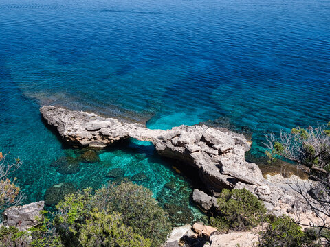 Piscine Naturali di Cala Biriola nel golfo di Baunei
