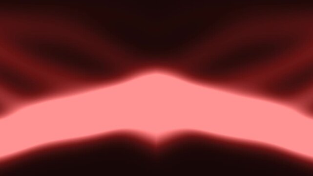 Abstractwarm Shapes Moving in Symmetrical Pink Glow