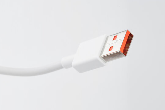 The charger is universal for a phone, laptop, isolated 