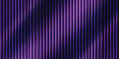 Obraz premium Abstract dark background with vibrant purple and violet neon vertical stripes. Futuristic glowing light effect perfect for gaming headers, music posters, and modern digital presentations.