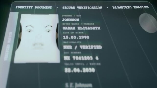 Facial biometrics verifying identity by comparing ID photo and live face