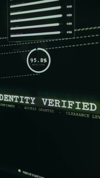 Secure access granted with identity verification successful status