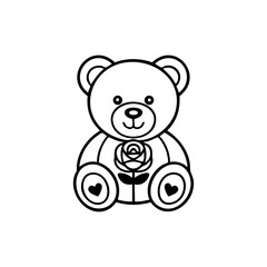 Obraz premium teddy bear vector illustration