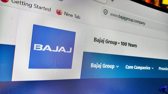 world wide web browser with bajaj website