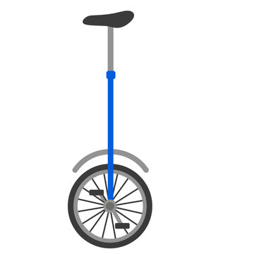 unicycle, red, single, wheel, balance, cycling, vehicle, performance, transportation, vector, icon, design, graphic, element, ride, trick, skill, circus, sport, unique, classic, challenge, act, entert