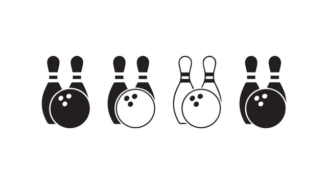 bowling ball and pins