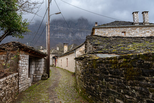Megalo Papingo traditional village in Zagorochoria, Epirus, Greece