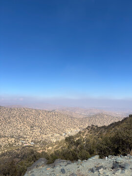 Panoramic Views from Al-Sahab Park, Abha, Asir Region, Saudi Arabia