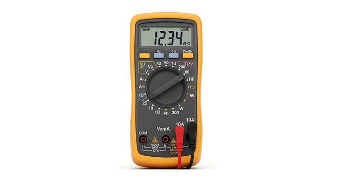 Digital Multimeter Electrical Testing Tool Product Render
