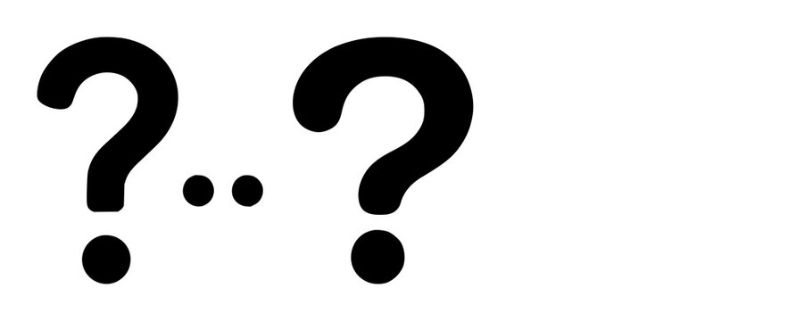 Question mark help icon set with solid black design on white background featuring help, support, query with user assistance and knowledge