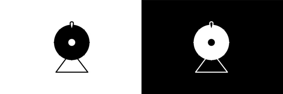 lottery game outline icons in entertainment category. White and Black style linear lottery game icon