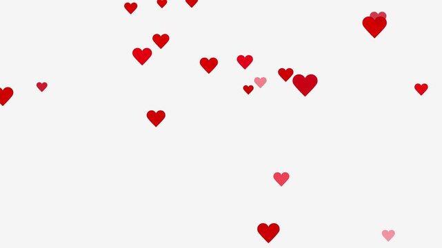 hearts particles animation. love icon. heart animation. valentines day red hearts animation,4k loopable.
Red Hearts Flying Icon &ndash; Flying Hearts Motion Background,Romantic red heart flying 4k video.
