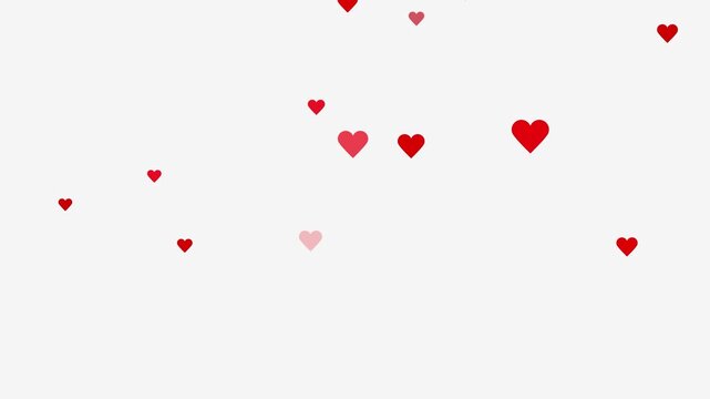 hearts particles animation. love icon. heart animation. valentines day red hearts animation,4k loopable.
Red Hearts Flying Icon &ndash; Flying Hearts Motion Background,Romantic red heart flying 4k video.