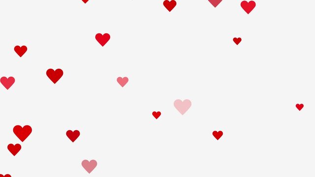 hearts particles animation. love icon. heart animation. valentines day red hearts animation,4k loopable.
Red Hearts Flying Icon &ndash; Flying Hearts Motion Background,Romantic red heart flying 4k video.