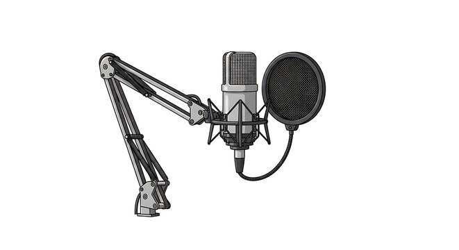 Professional microphone setup