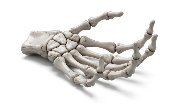 Human hand skeleton