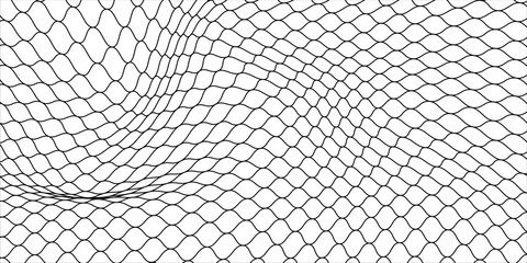 Mesh texture for fishing nets. Seamless pattern for sportswear or soccer goal, volleyball net, basketball hoop, hockey, athletics. Abstract net background for sports. © Haikal