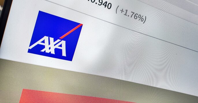 world wide web browser with axa insurance website