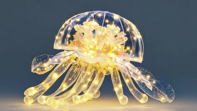 jelly fish in aquarium