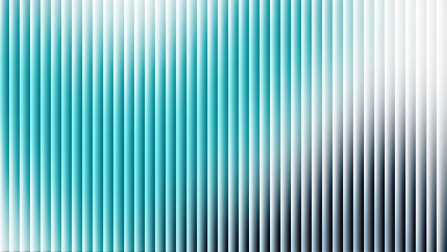Abstract Blue and White Ribbed Glass Background with Vertical Fluted Texture