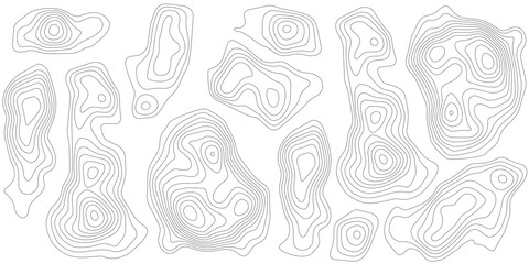 White wave paper curved reliefs abstract background, geographic contour map, Abstract topographic contours map background, Topography map background. Vector illustration. © jr graphics