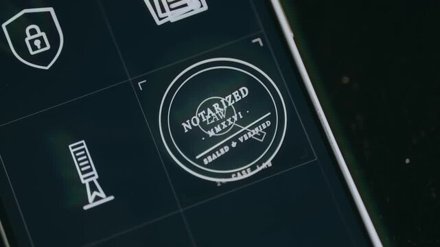 Magnifying glass digital icon for the Law concept
