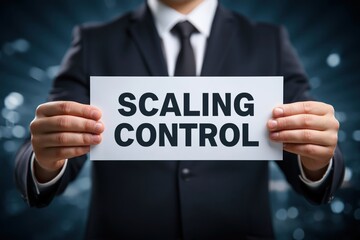 Obraz premium CEO Discussing the Importance of Scaling Control